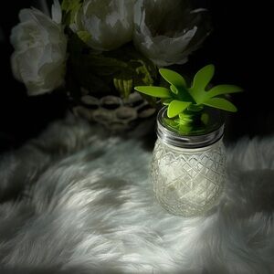 Pineapple jar drinking glass